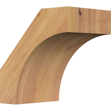 Ekena Millwork 5 1/2"W x 8"D x 8"H Westlake Smooth Knee Brace, Western Red Cedar BRC06X08X08WTL00SWR